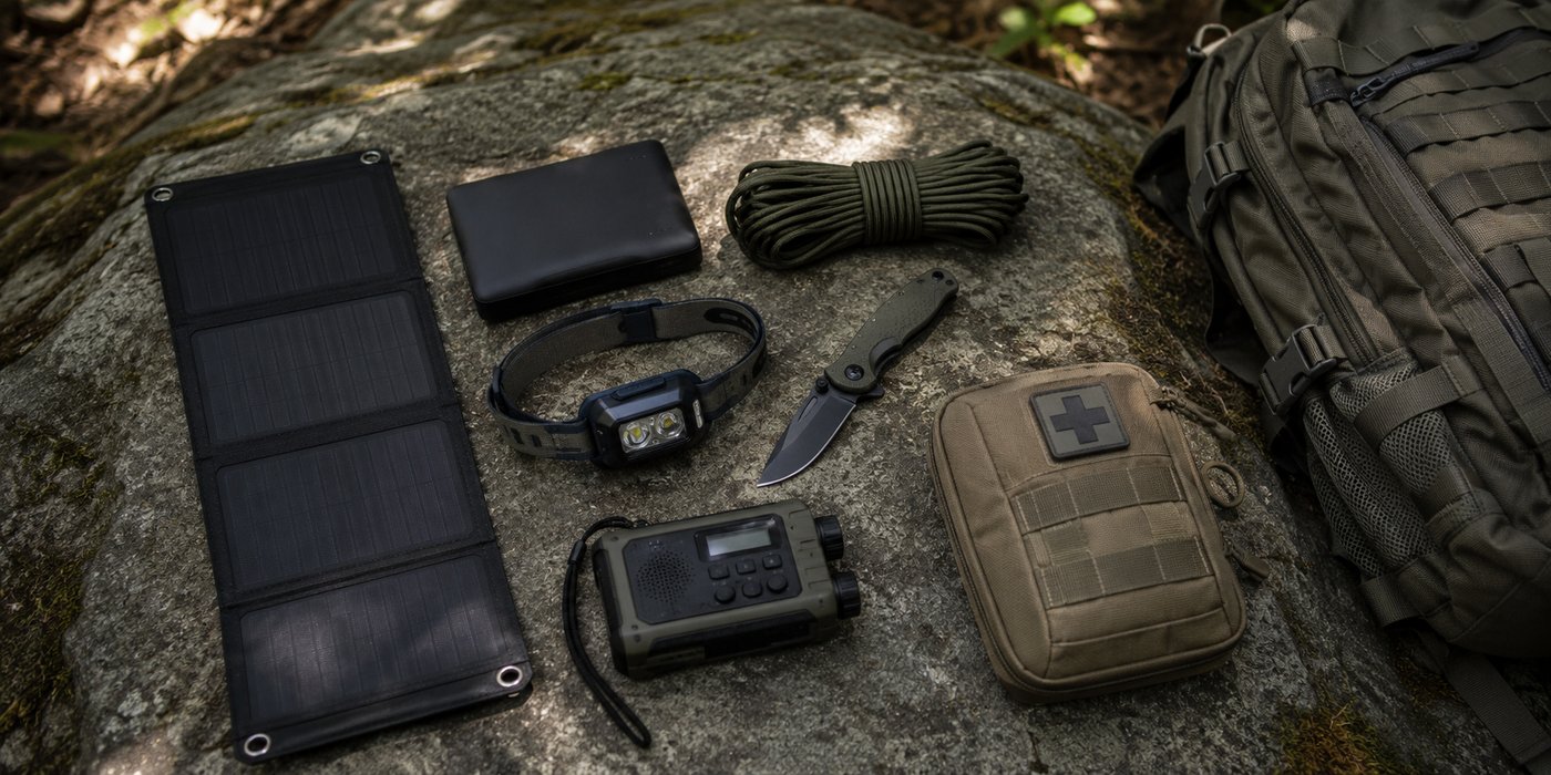 Bug-out bag solar kit