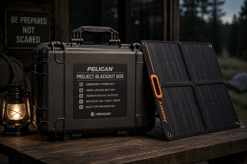 The Blackout Box emergency solar kit